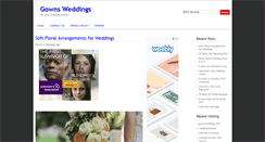 Desktop Screenshot of gownsweddings.com